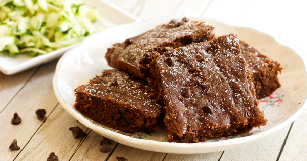 Fudgey Collagen Zucchini Brownies